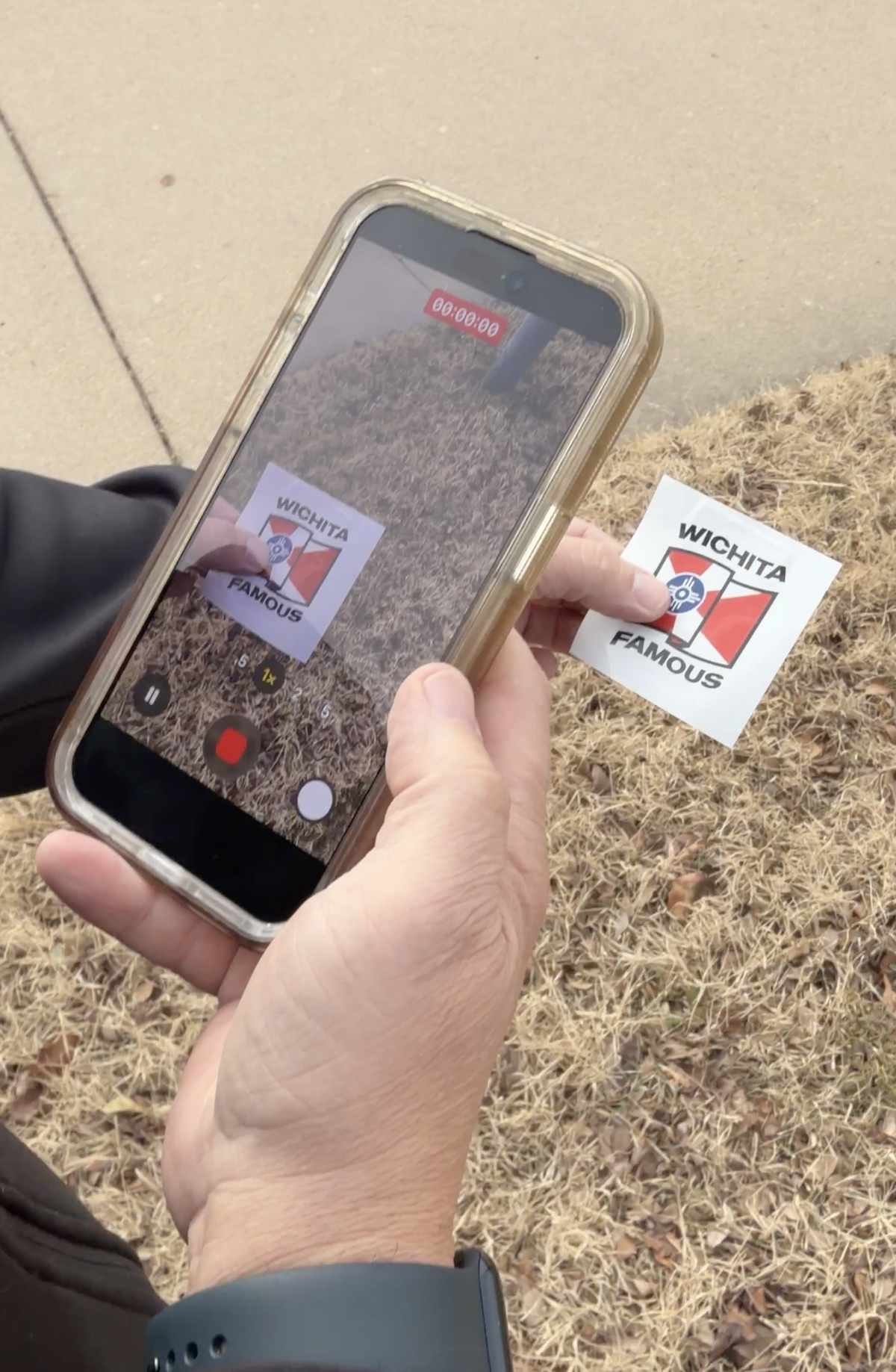 The Free Fifty Friday money is placed near the Boathouse in downtown on Friday, Dec. 19. It was found in under ten minutes.