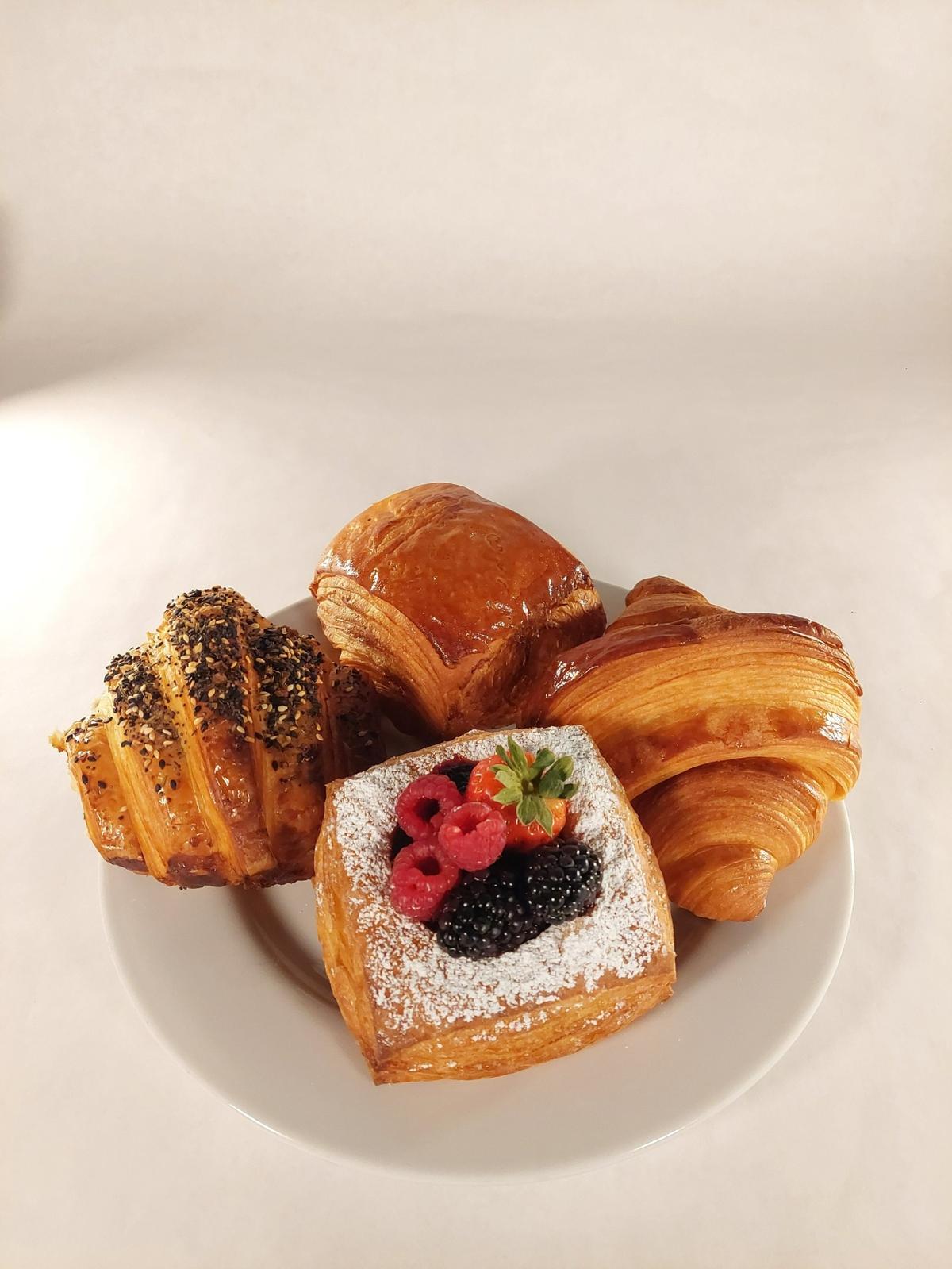 At his new Reverie Roasters Express, Andrew Gough said he’ll serve the “most-complicated, most-rich-and-delicious coveted pastries . . . people are looking for. There’s nobody else in town doing what we do. There’s a lot of places that pretend to do it.”