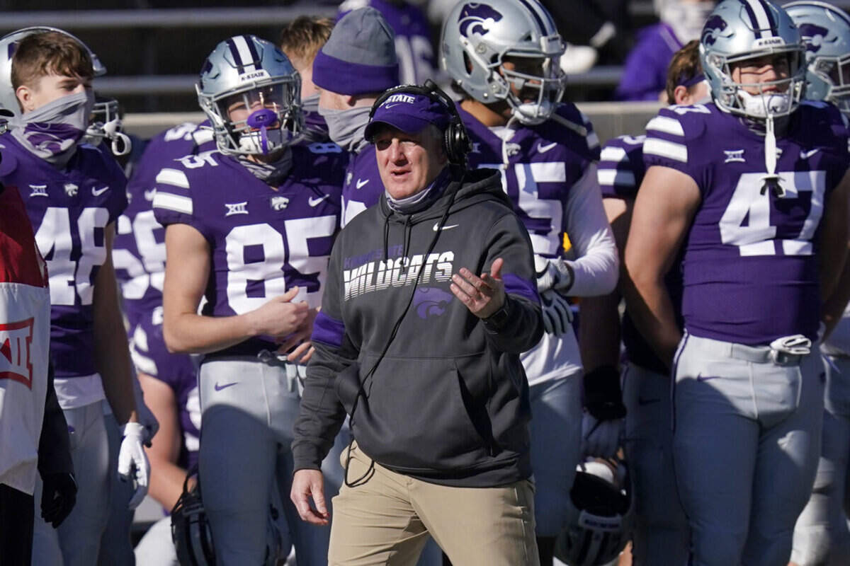 Kansas State coach Chris Klieman and his Wildcats are headed to a bowl game this postseason after beating Kansas in the Sunflower Showdown for their sixth victory of the season.