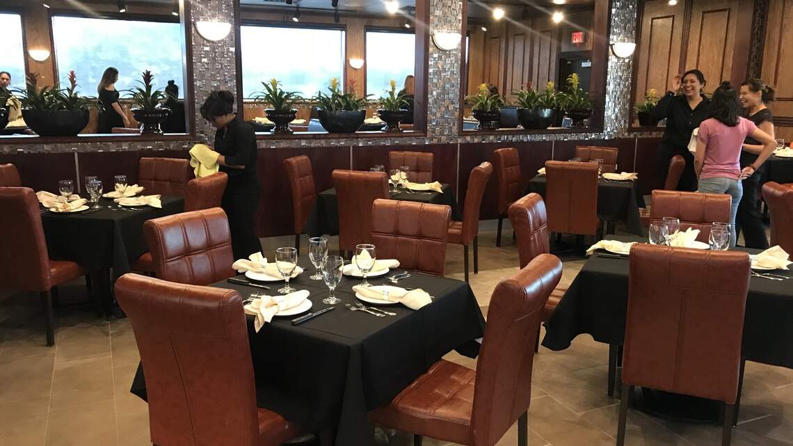 Fancy new steak and seafood restaurant opens in former Krispy Kreme spot
