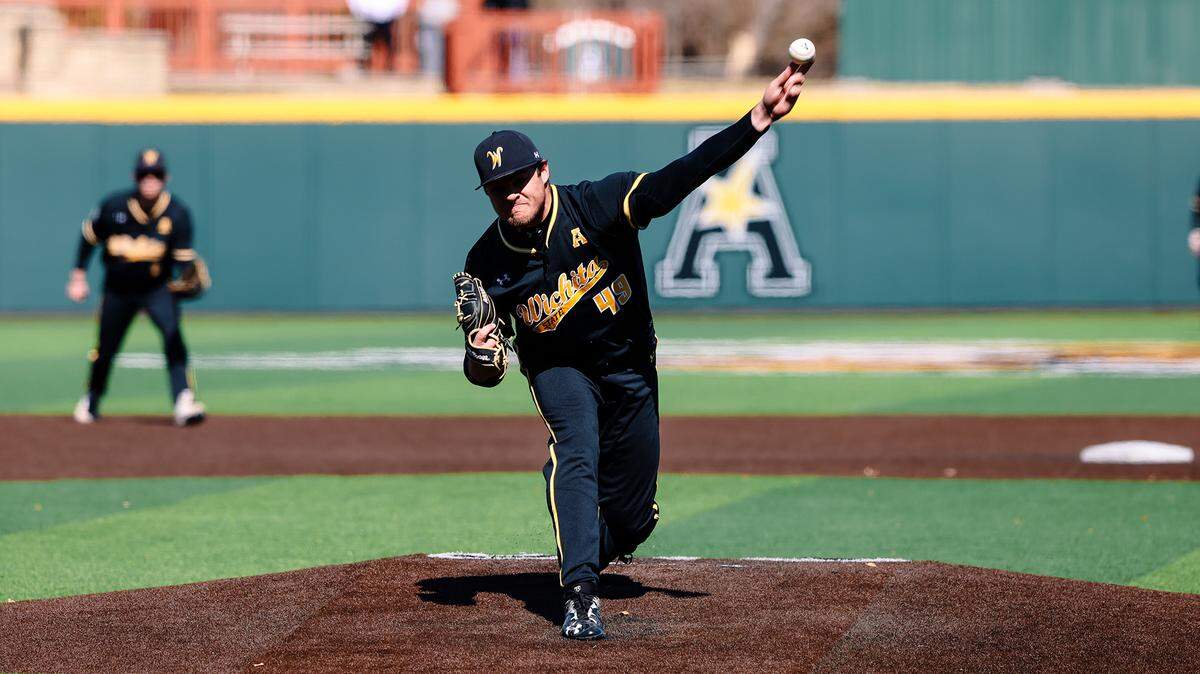 Wichita State sophomore Payton Tolle delivered another standout performance on the mound in the Shockers’ win over No. 7-ranked East Carolina at Eck Stadium on Saturday afternoon.