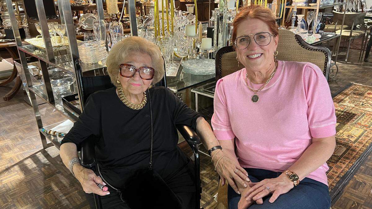 Helen Galloway, left, has hired Trish VanOsdel, right, to liquidate her First Place store at 29th North and Rock Road. That doesn’t, however, mean the store is entirely going away.