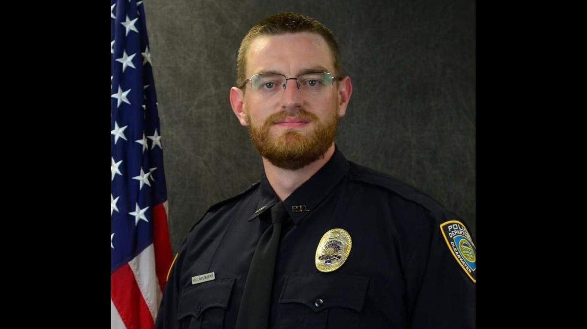 Clearwater police officer Scott Hollingsworth died in a crash early Saturday morning on his way home after work.