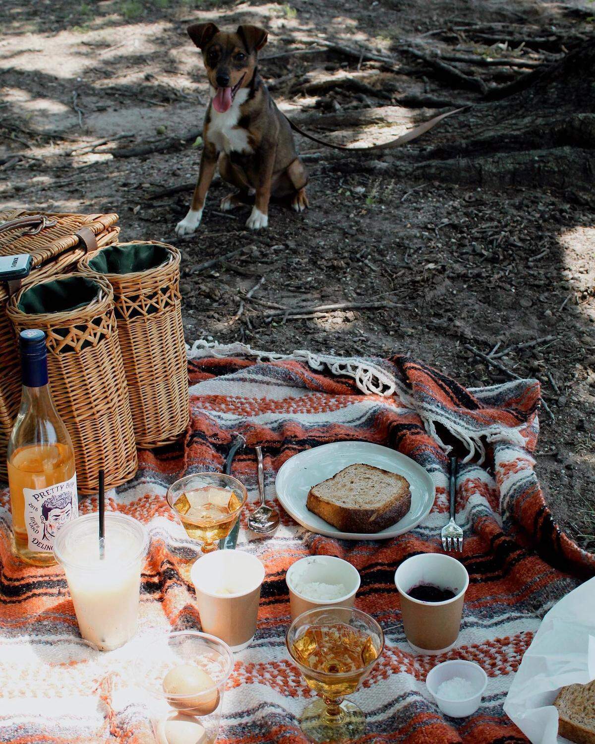 Leslie Coffee Co. has come up with a new way to sell its food: in the form of picnic baskets friends can enjoy together in a socially distanced way.