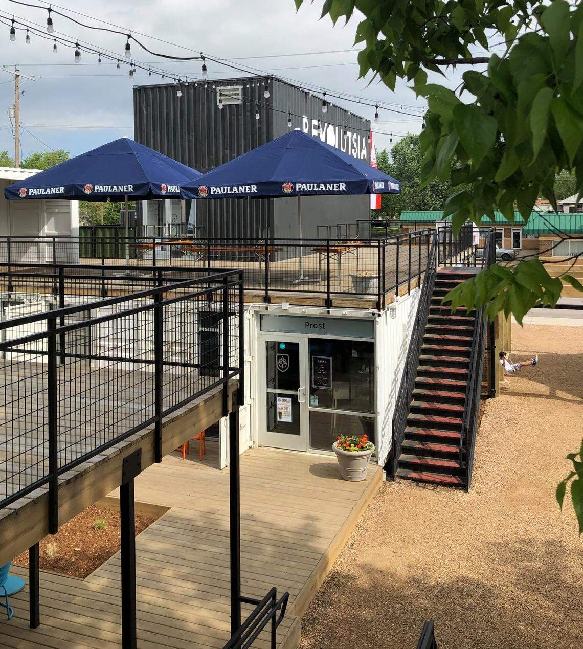 The second-story biergarten at German restaurant Prost is sure to be a summertime hotspot.