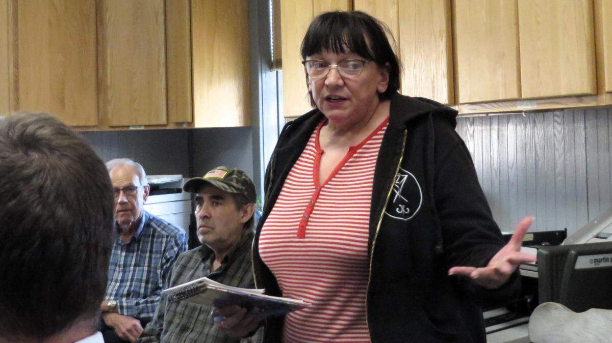 In April, Dorothy Tobe pleaded with the St. John City Council to allow her and her husband, Mike Rosseau, seated next to her, to move into the former church building that they bought as a home a year ago.