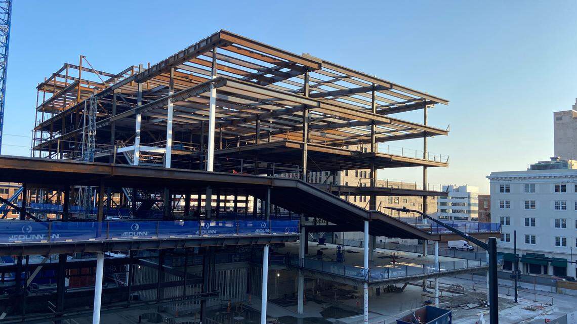 Worker dies after falling from scaffolding at downtown Wichita construction site