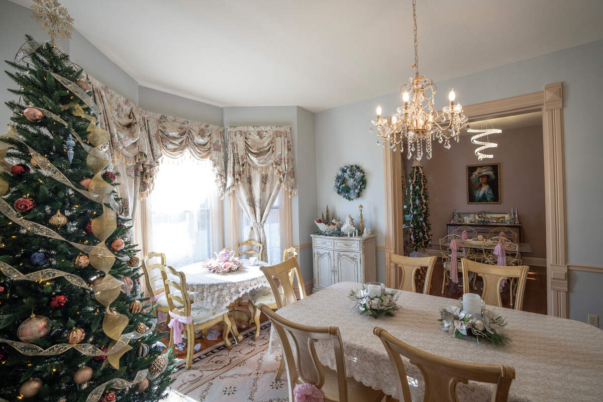 One of the main-floor rooms at the Anawalt House that has been brought back to life for use as an event venue called Victorian Lady Venue