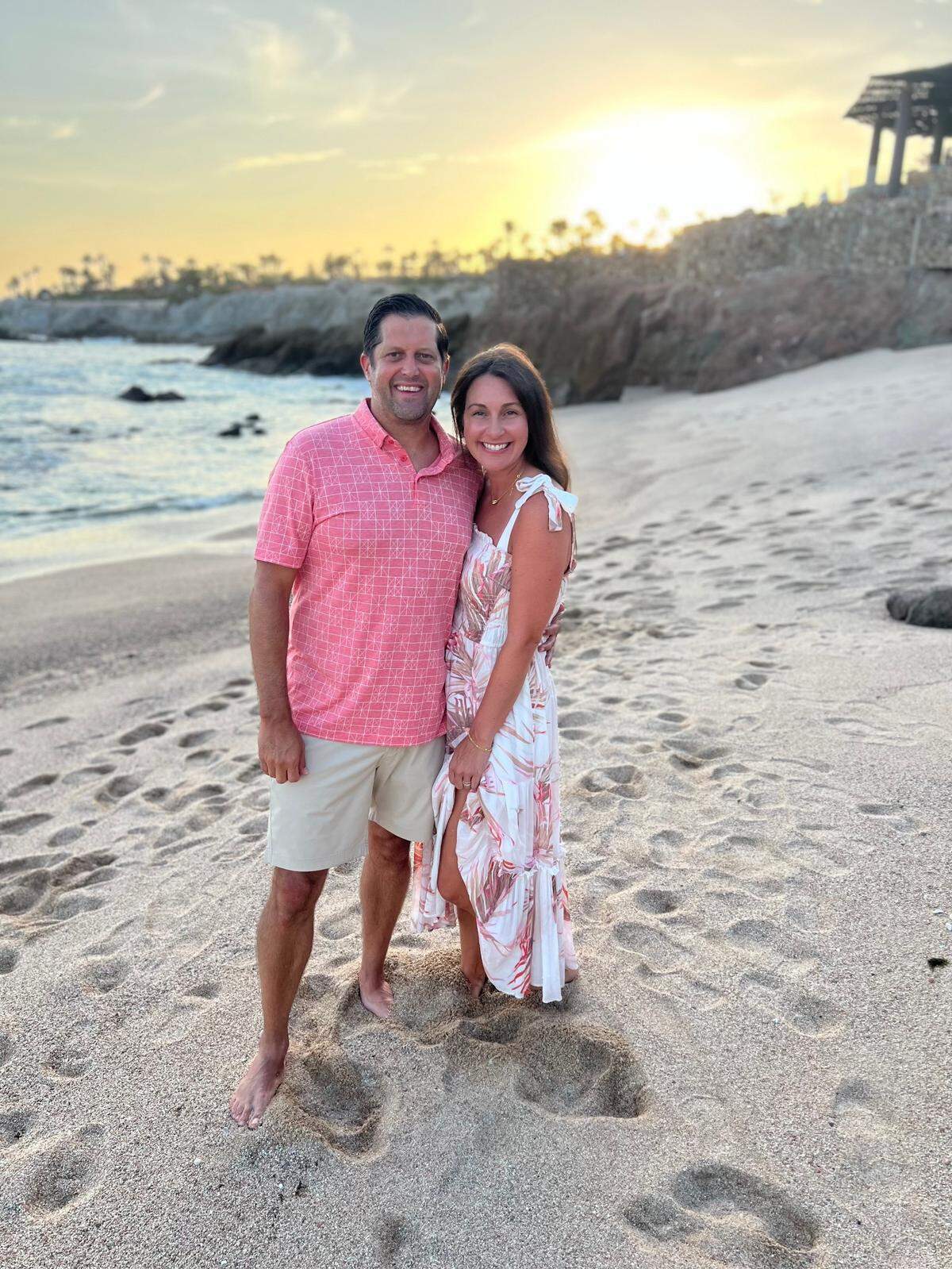 Lauren and Jon Rolph had to pause and prioritize their relationship at one point during Jon Rolph’s cancer journey. Here they’re shown on a recent trip to Cabo San Lucas.