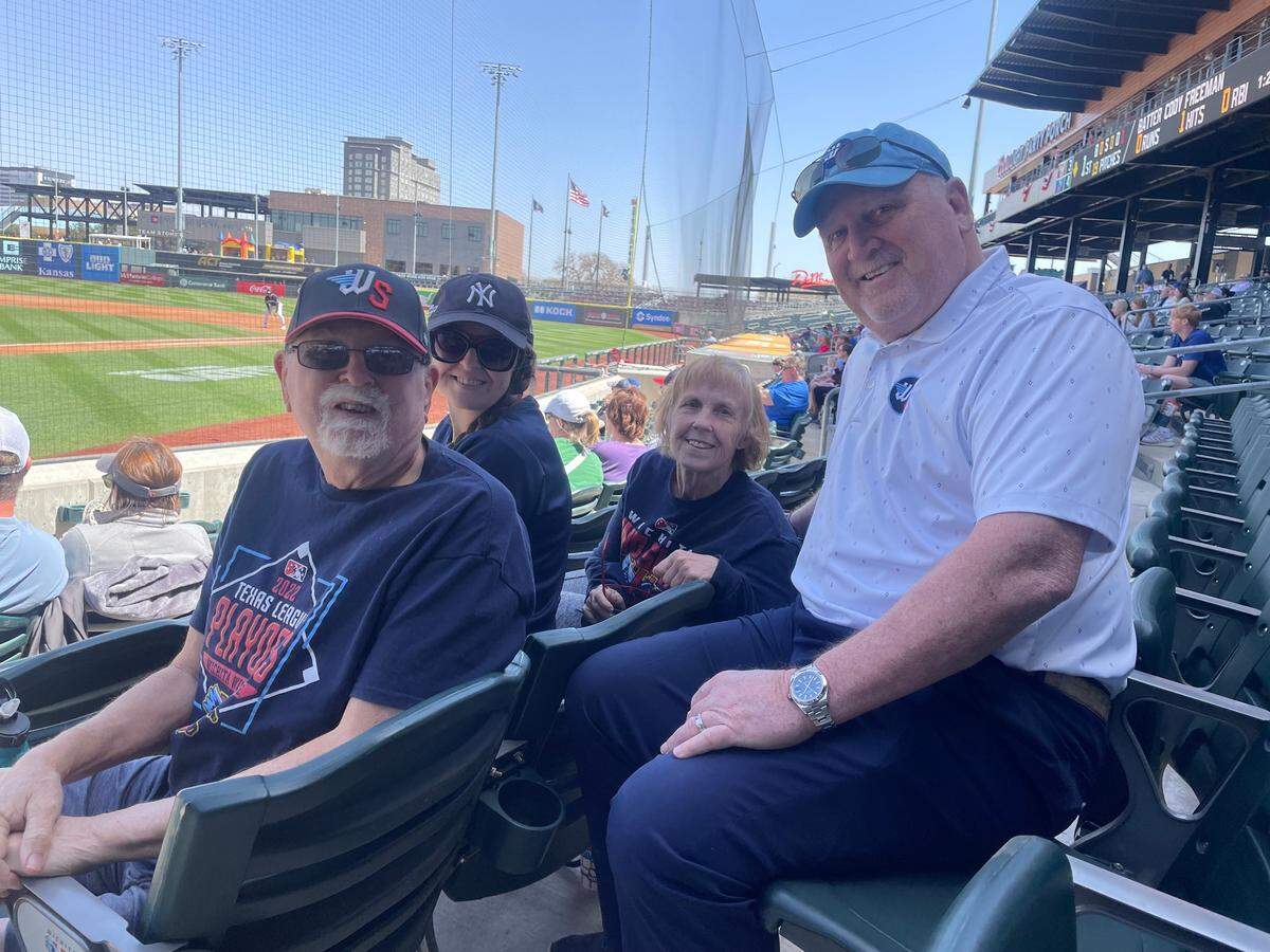 Wind Surge president Jay Miller (right) has pushed a family-friendly environment at Riverfront Stadium, which has led to an increase in attendance.