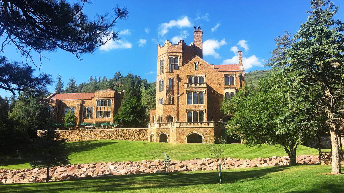 Rooms in the Glen Eyrie Castle in Colorado Springs rent for $119 during the winter months.