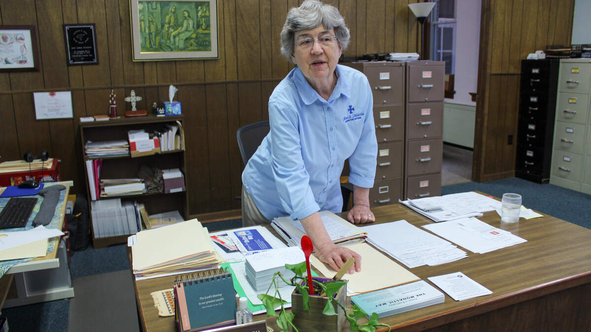 Sister Barbara McCracken directs the Benedictine Sisters of Mount St. Scholastica’s shareholder activism work.