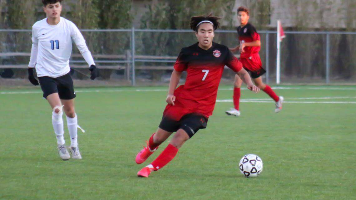 Andy Nam, a junior at Maize, had open-heart surgery in July and has returned to the field to help the Eagles return to the Class 5A semifinals for the first time in more than a decade.