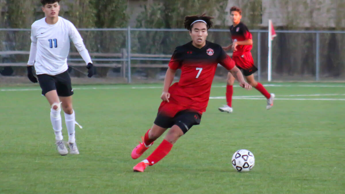 Andy Nam, a junior at Maize, had open-heart surgery in July and has returned to the field to help the Eagles return to the Class 5A semifinals for the first time in more than a decade.
