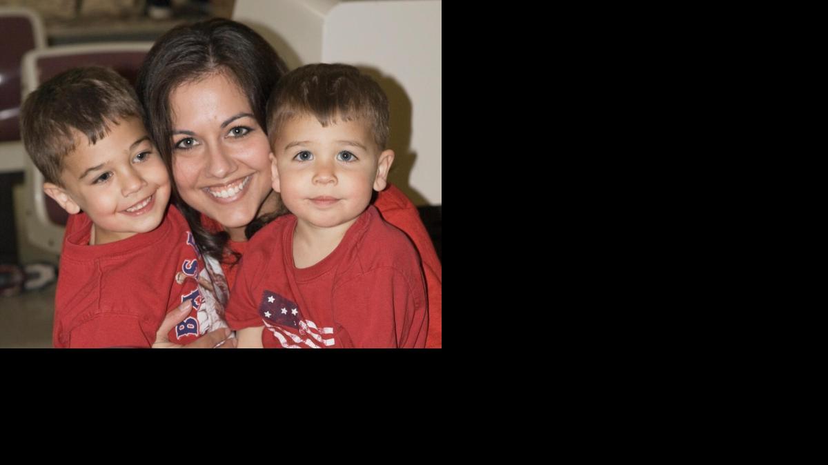 Vashti Seacat with her sons, Brendan (left), then age 4, and Bronson (right), age 2.

