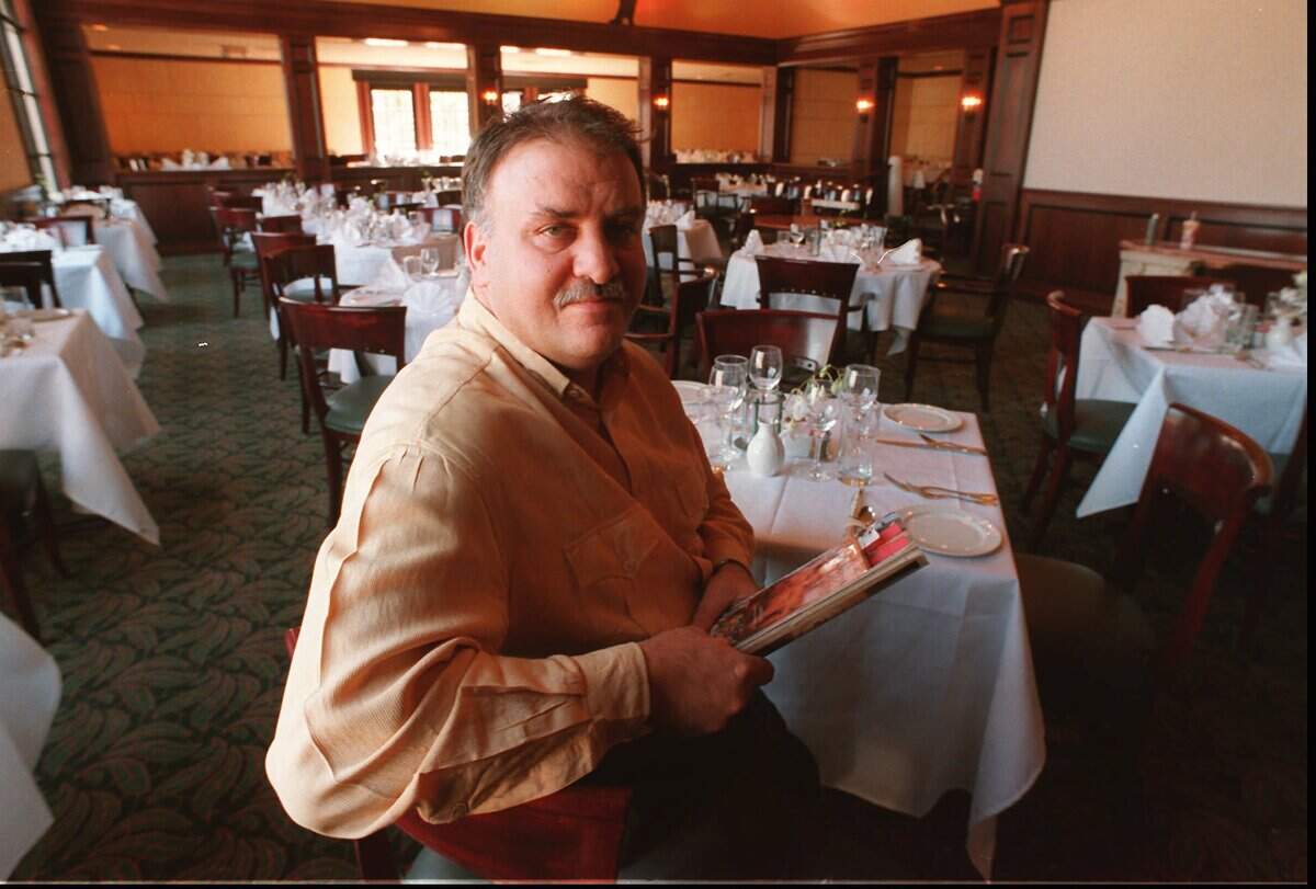 Antoine Toubia in 1995 in his newly remodeled Olive Tree