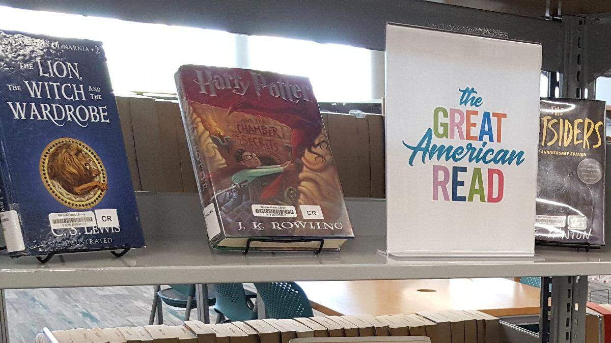 A display at the Advanced Learning Library in downtown Wichita (2018, file photo).