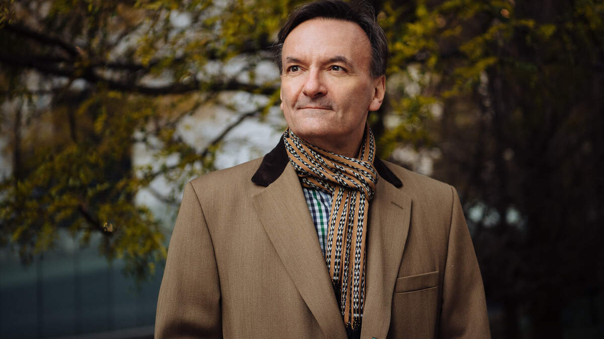 Considered  one  of  the  greatest  concert  pianists  in  the  world  today,  Stephen  Hough  will  premiere  the  Wichita  Symphony  Orchestra’s  new  Steinway  concert  grand  piano  Oct. 27  and  28.  The  instrument  was  donated  by  Russ  and  Helen  Meyer