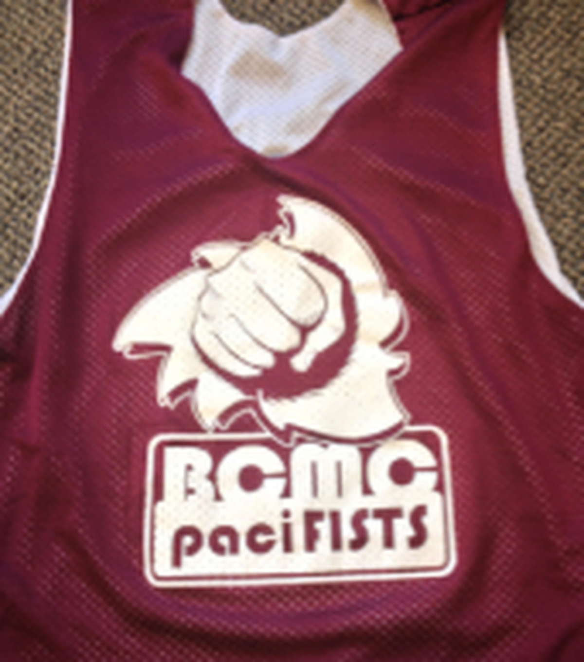 The author’s basketball jersey.