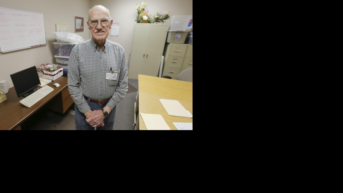 Moe Johnson volunteers at Harry Hynes Memorial Hospice.

