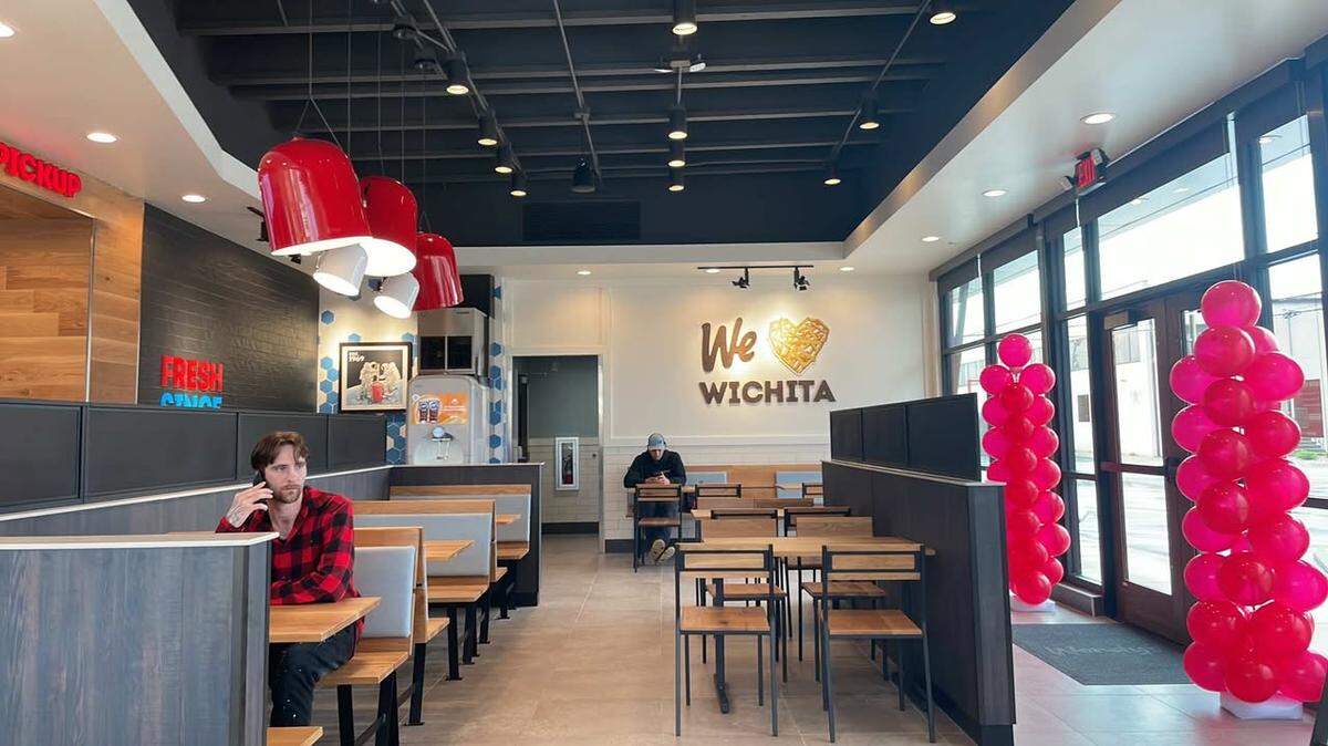 The latest Wendy’s to be torn down and rebuilt is at 555 S. Broadway. It reopens today.