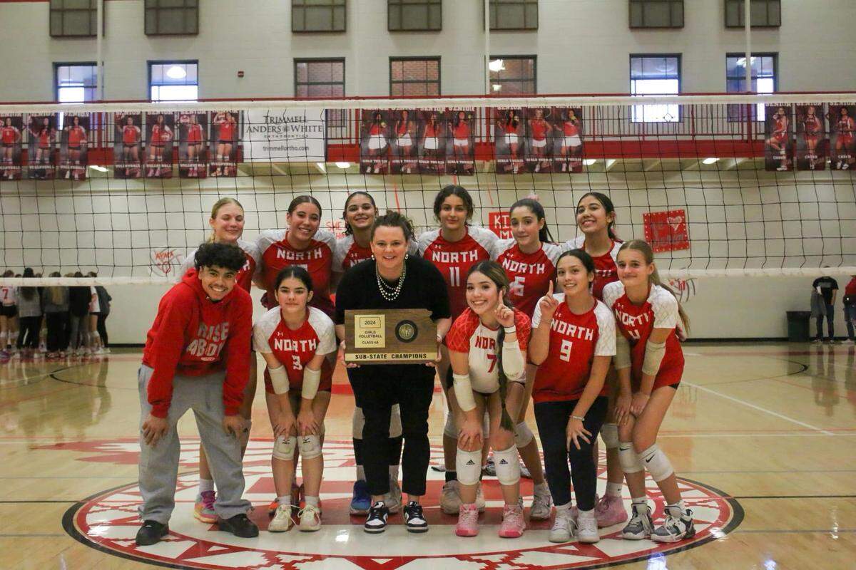 The Wichita North volleyball team punched its ticket to the state tournament for the first time in two decades on Saturday.