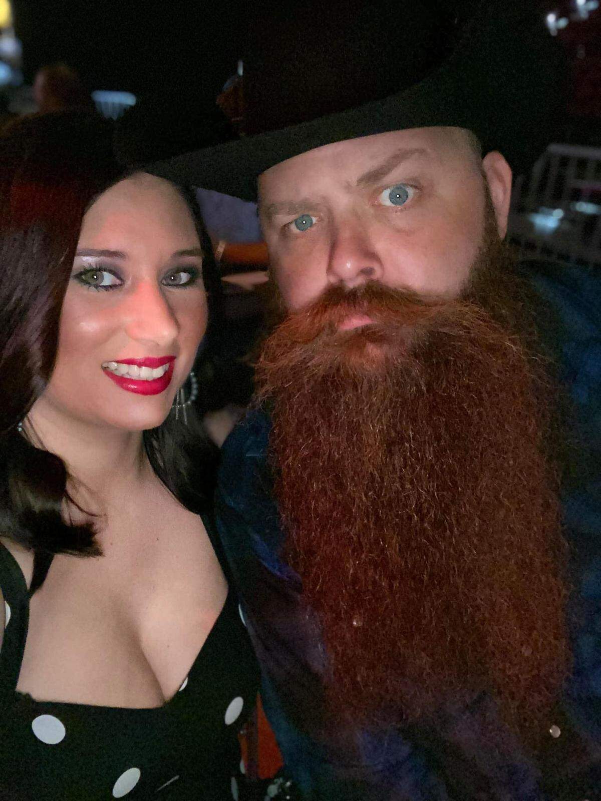 Kenny Ballinger, right, with his wife, Dariah, was known for booking big bands on small Wichita stages.