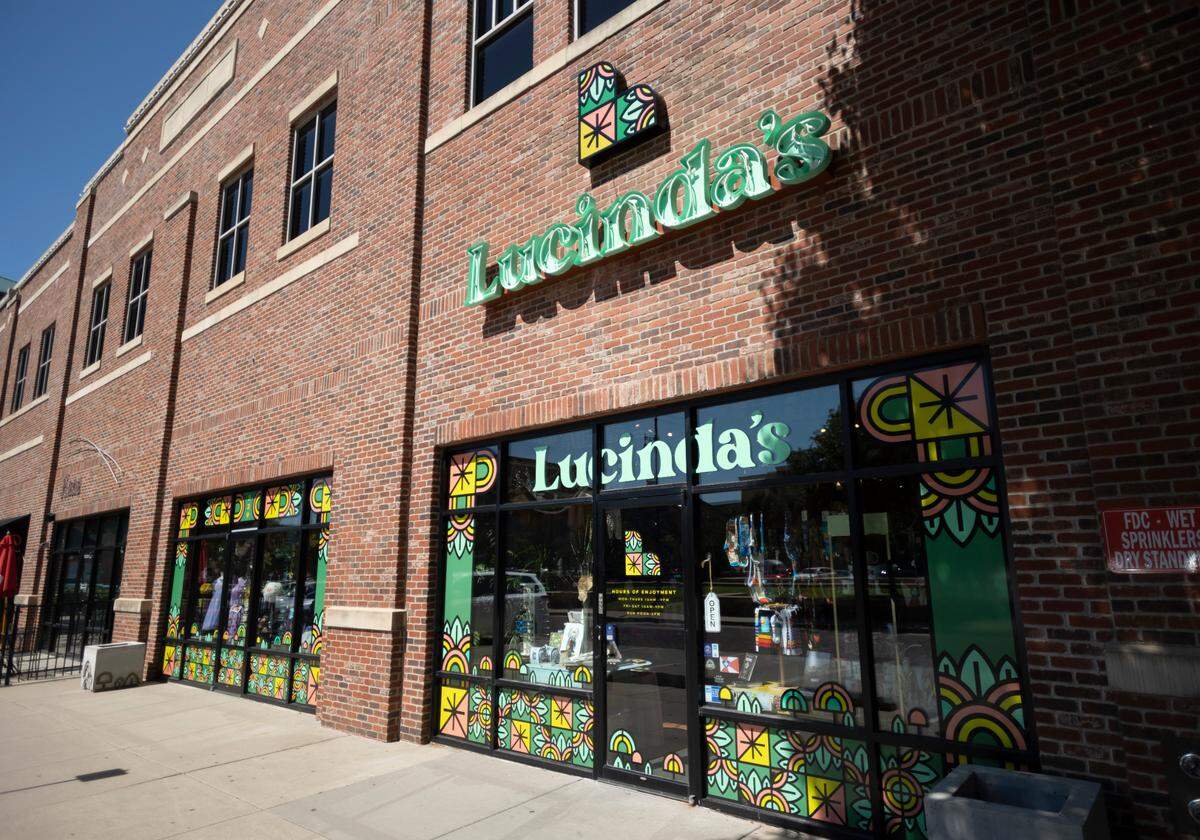 Lucinda’s in Old Town is one of several businesses taking part in the Downtown Wichita Front Porch Project.