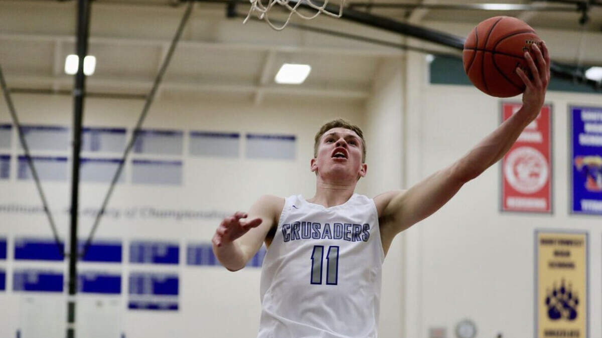 Kapaun Mt. Carmel senior Henry Thengvall averaged 20.2 points to help the Crusaders to an undefeated City League championship.
