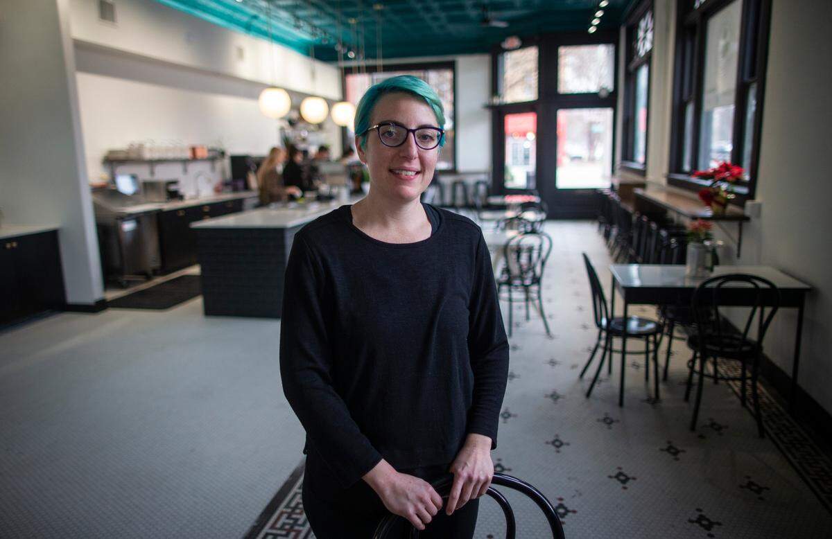 Sarah Leslie opened Leslie Coffee Co. late last year in Delano.