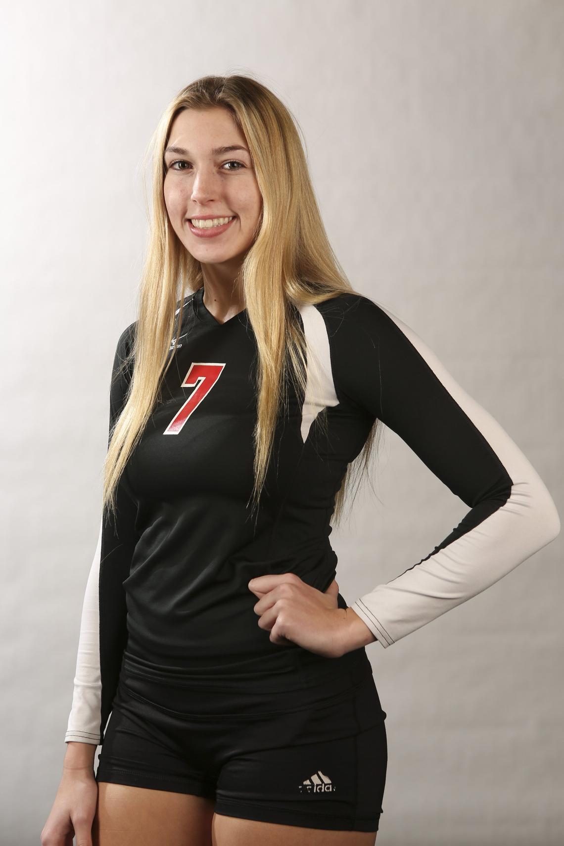 All-Metro volleyball team member, Hesston’s Talby Duerkrsen. (November 19, 2018)