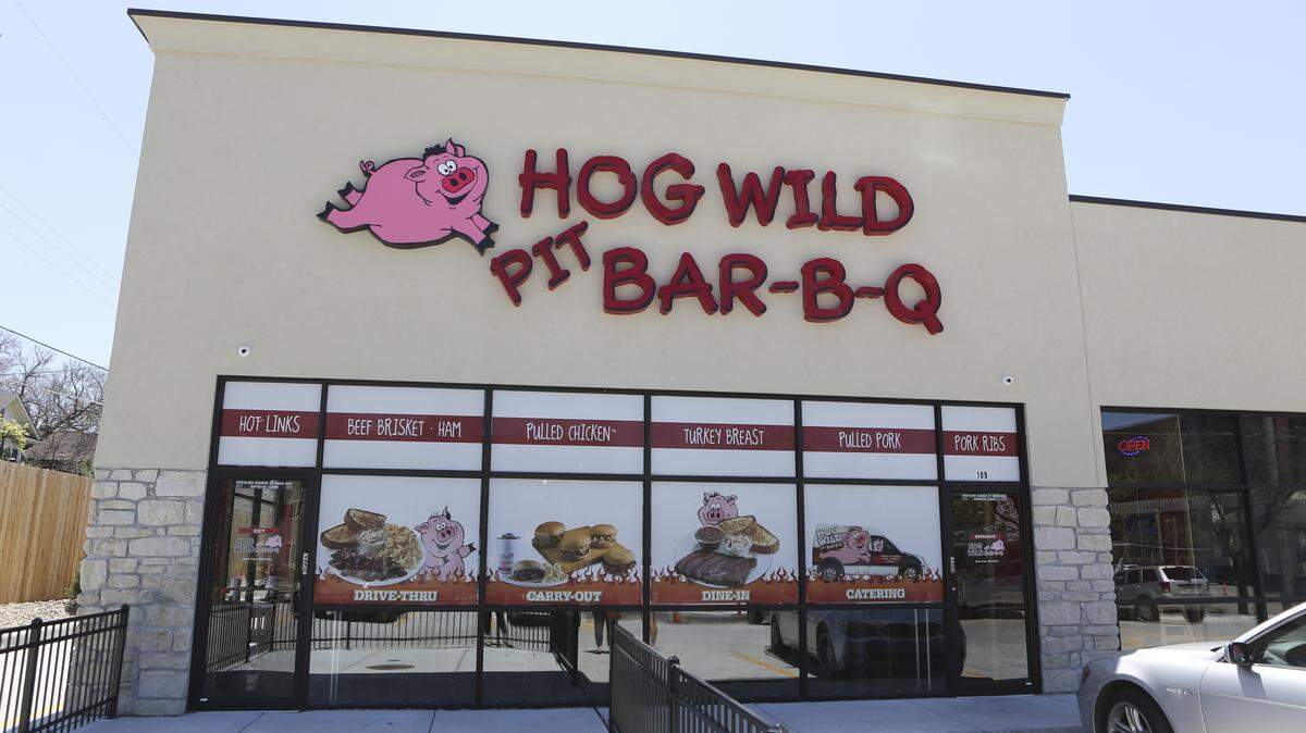 Hog Wild Pit BBQ opened at Central and Vassar on Monday.