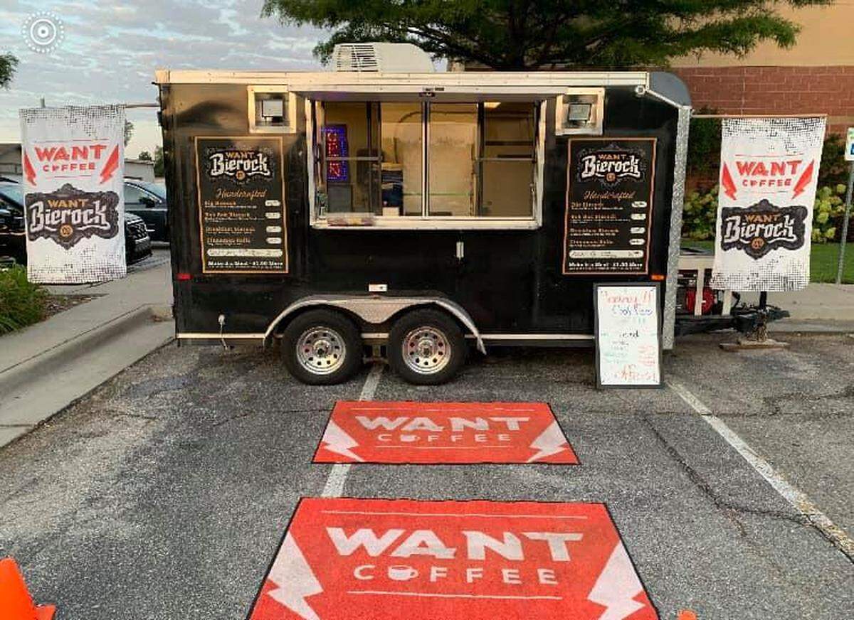 Want Bierock Company’s two mobile food trailers will continue to operate at local farmers markets and other events.