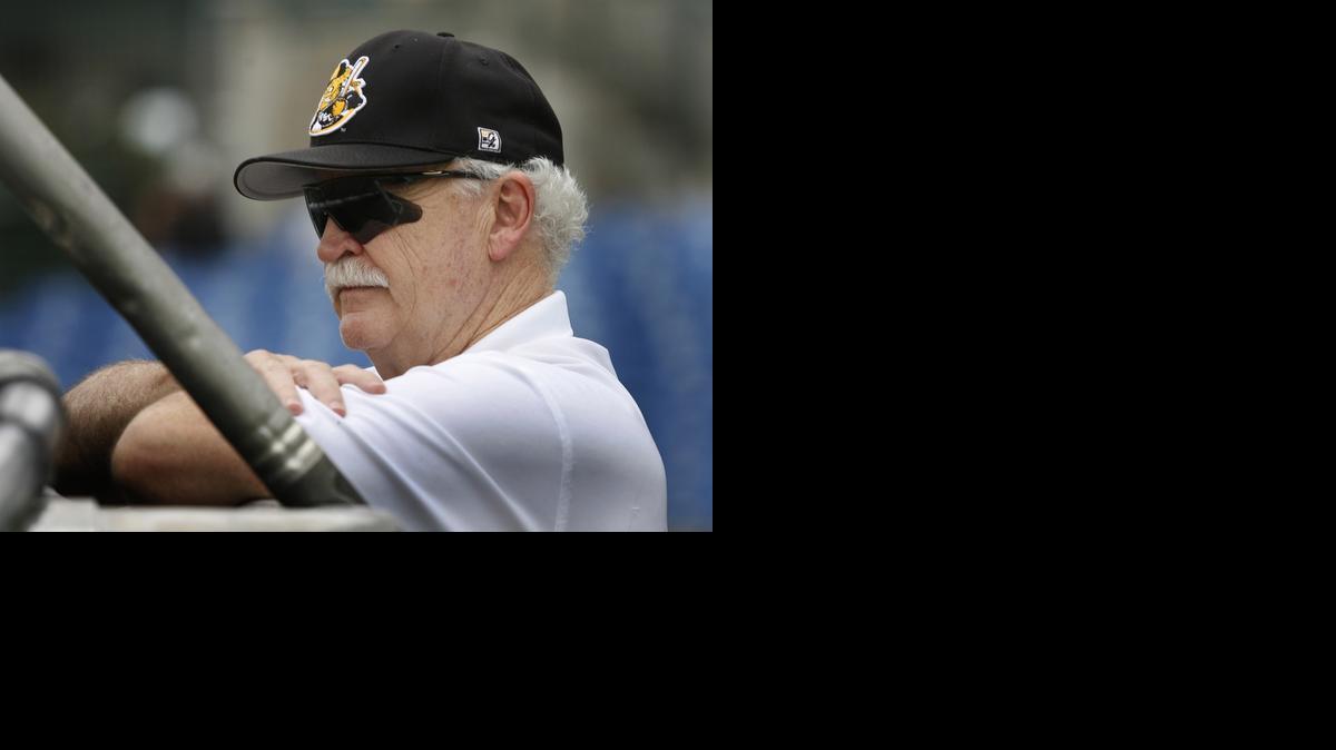 WSU coach Gene Stephenson watches practice in the fall of 2009.

