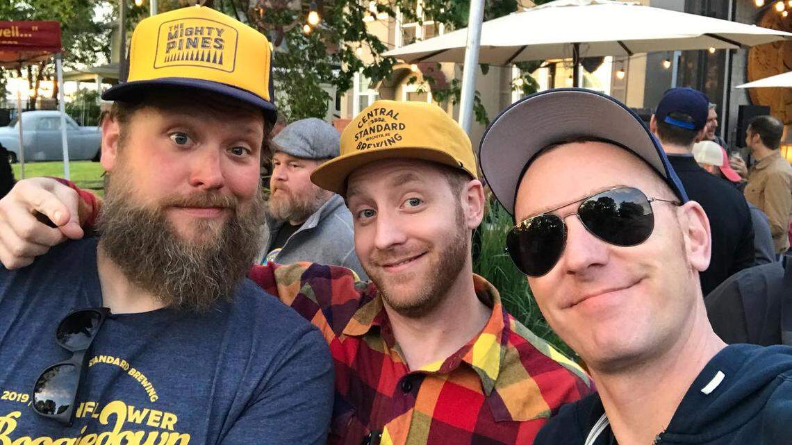 Central Standard Brewing owners Nathan Jackel, left, Ian Crane and Andy Boyd are your hosts for this weekend’s annual Sunflower Boogiedown.