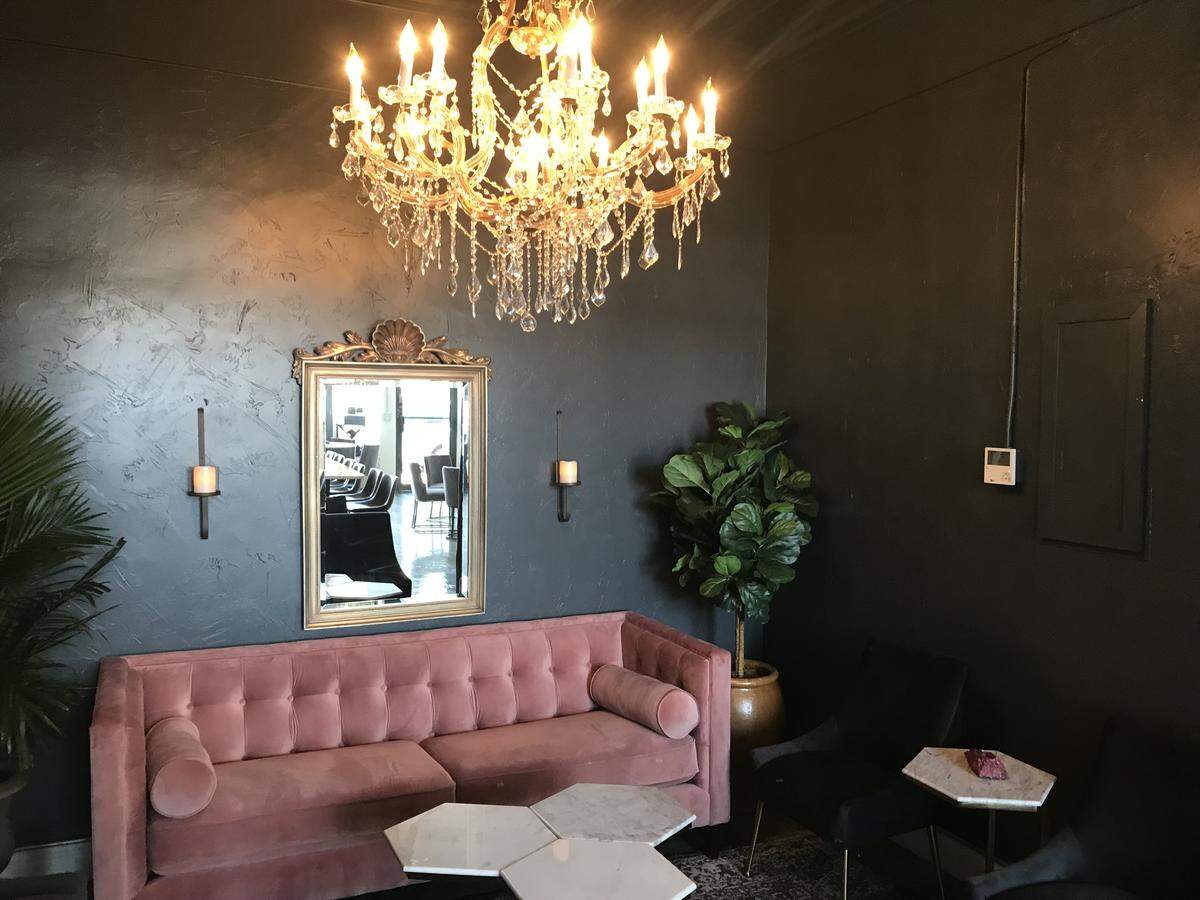 The Champagne Room at Cana Wine & Cocktails can be reserved for private parties.