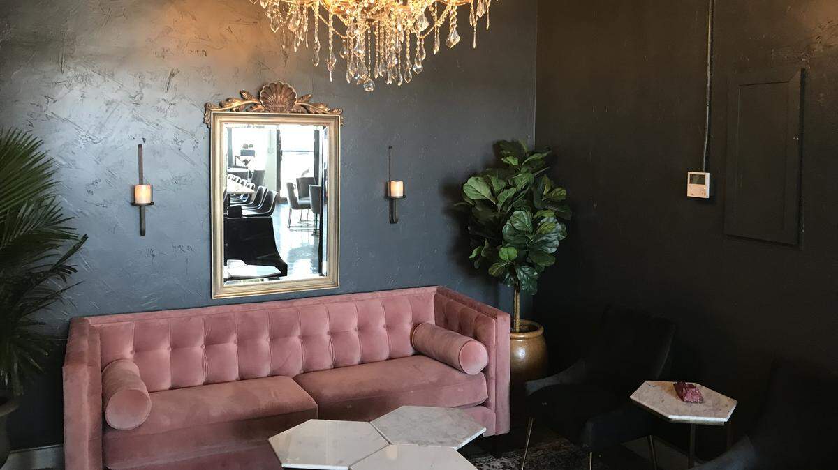 The Champagne Room at the new Cana Wine & Cocktails can be rented for private parties.