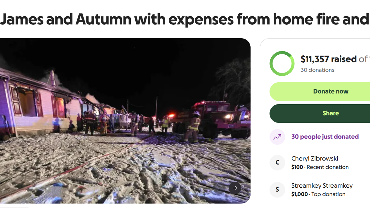 A GoFundMe has been set up for the family of a 2-year-old boy killed in a house fire near Navarre.