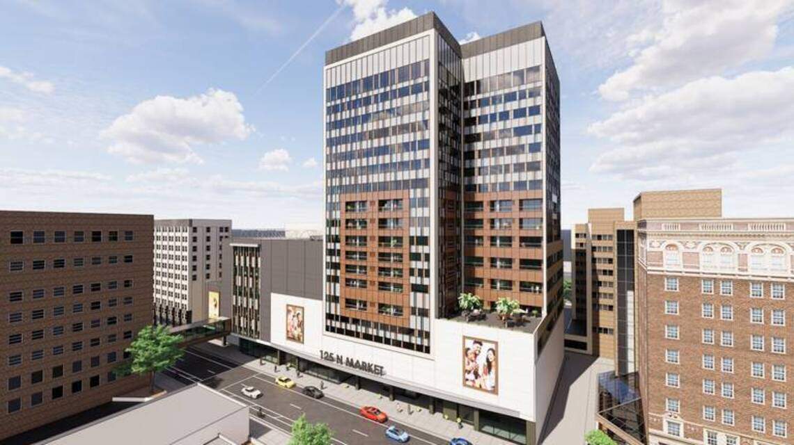 New plan for 125 N. Market is on hold while developer secures financing