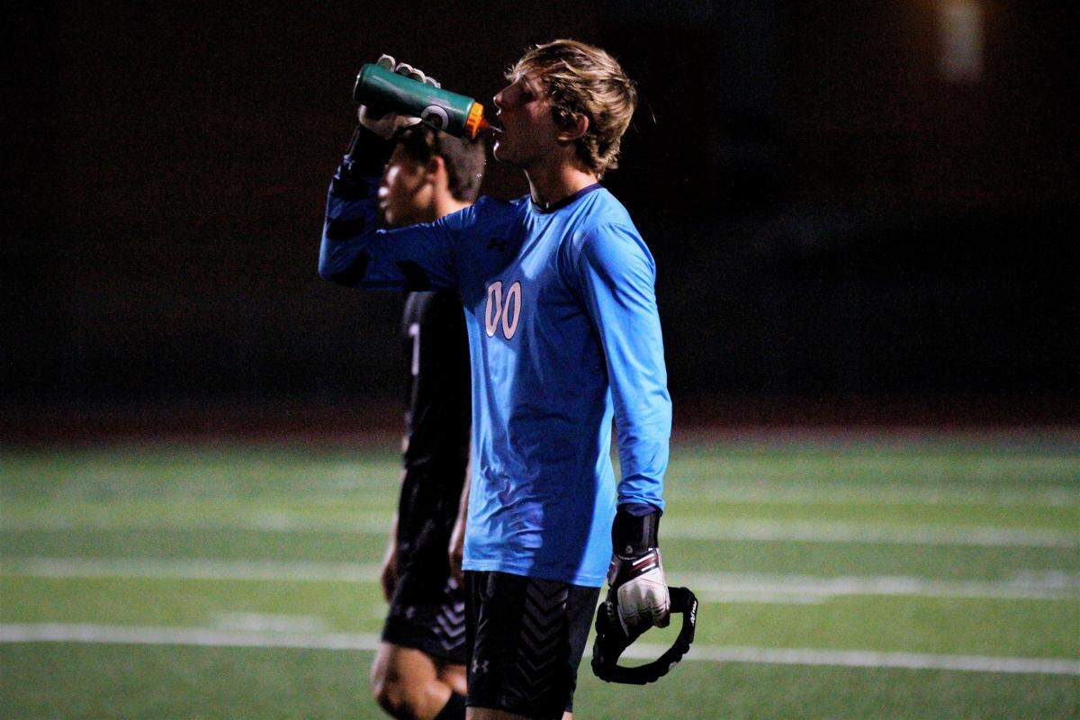 Campus senior goalkeeper Rylan Walter came up huge in the Colts’ 4-0 win over Wichita North on Tuesday. (Oct. 23, 2017)