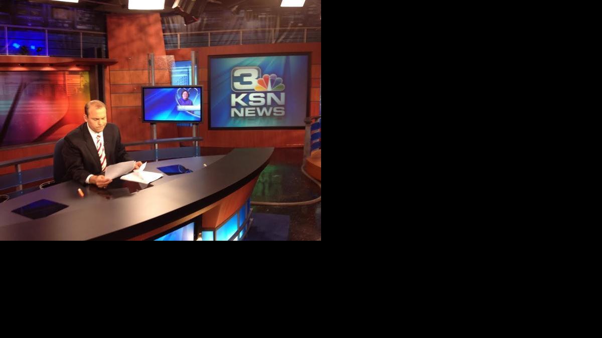 Justin Kraemer, who had been a fill-in anchor on KSN News since July of 2012, was fired Monday after accidentally uttering an on-air expletive.

