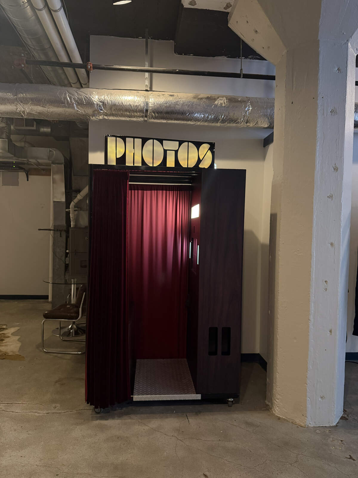 It may be hard to understand for some, but a lot of young girls like traveling and immediately finding a photo booth like this one in the new American Saints to take pictures and post them to TikTok.
