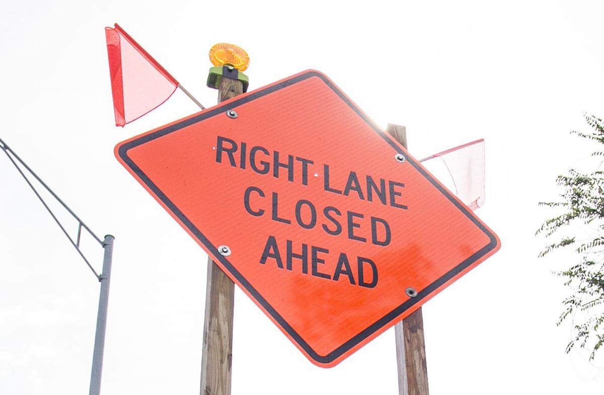 Kellogg will have intermittent lane and ramp closures at night through late June for pavement marking between Washington Street and Meridian Avenue.