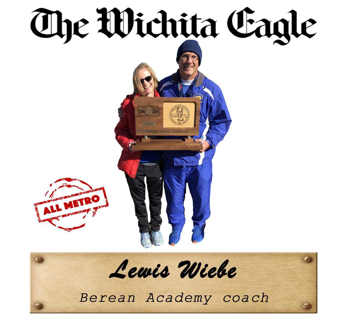 Berean Academy coach Lewis Wiebe