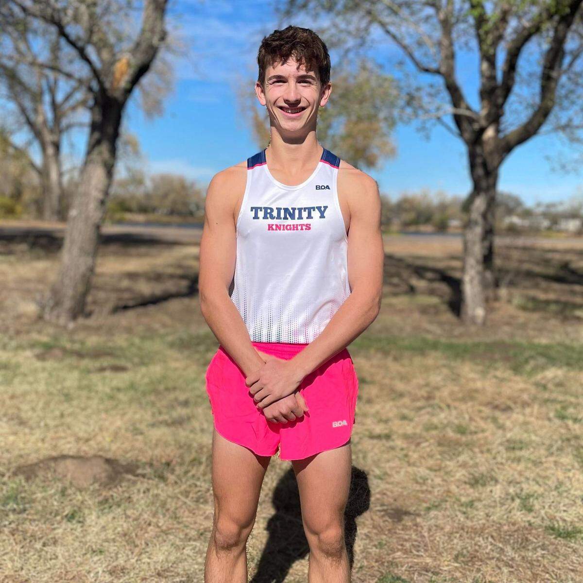 Trinity Academy junior Jacob Hobson