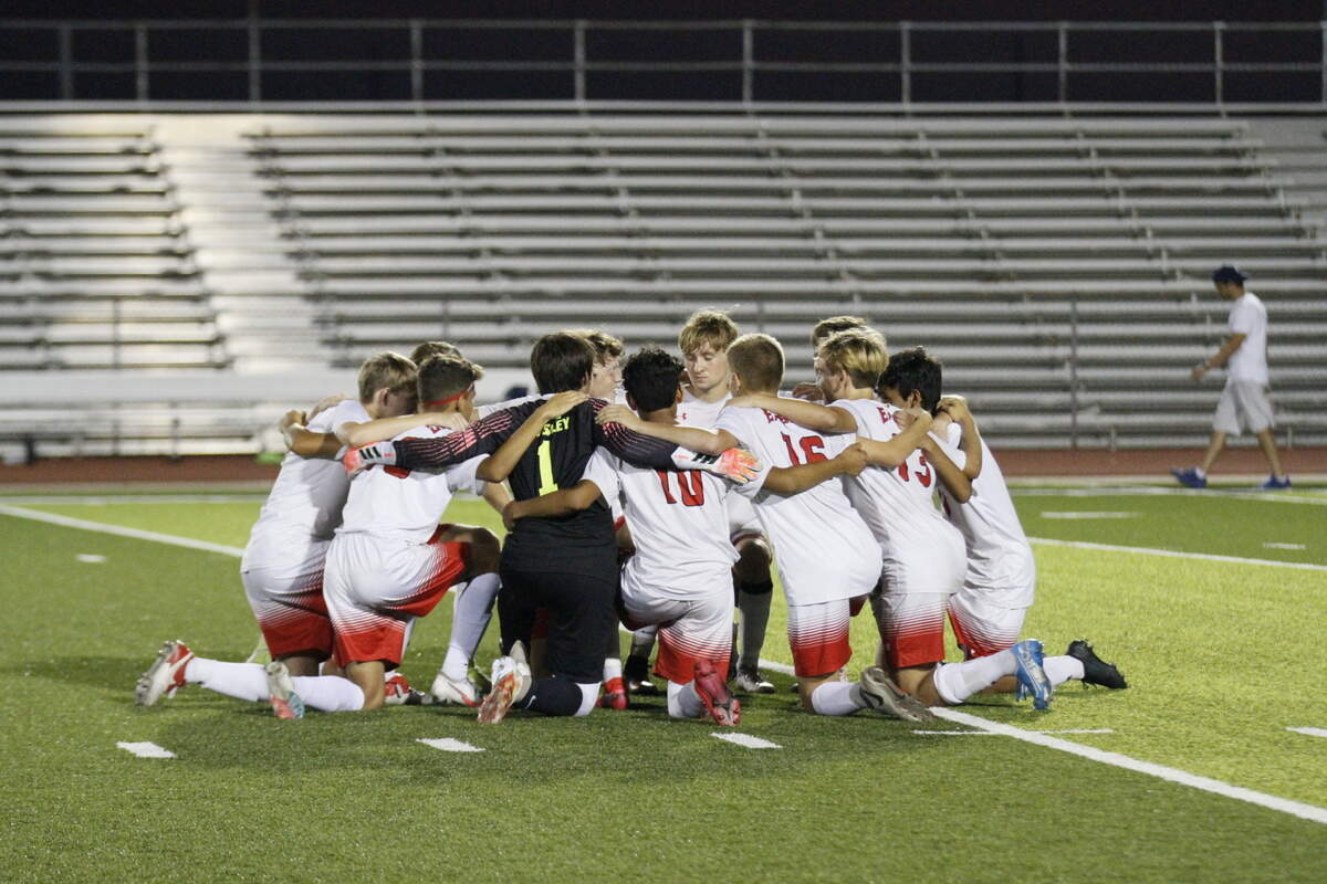 The Maize boys soccer team
