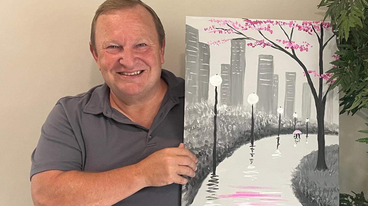 Artist Kelly Welch is the new licensee for Painting & Vino in the Wichita area. His first class is on Oct. 18 at Magnolia Cafe.