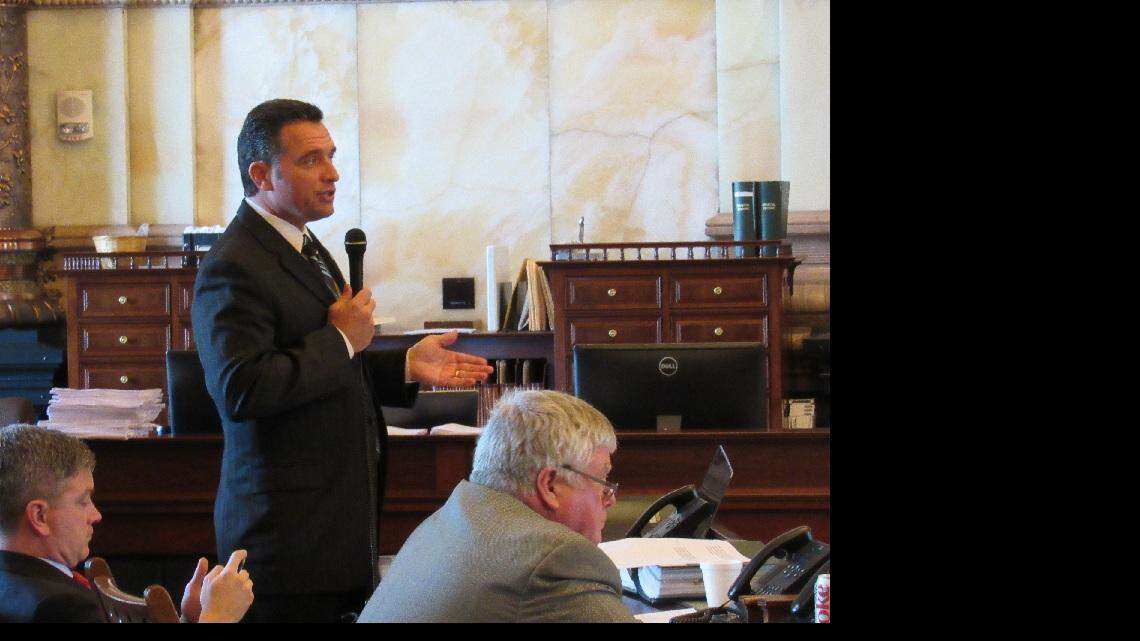 Sen. Ty Masterson, R-Andover, proposed Saturday the Senate go along with the House on a bill to avert furloughs. (June 6, 2015)