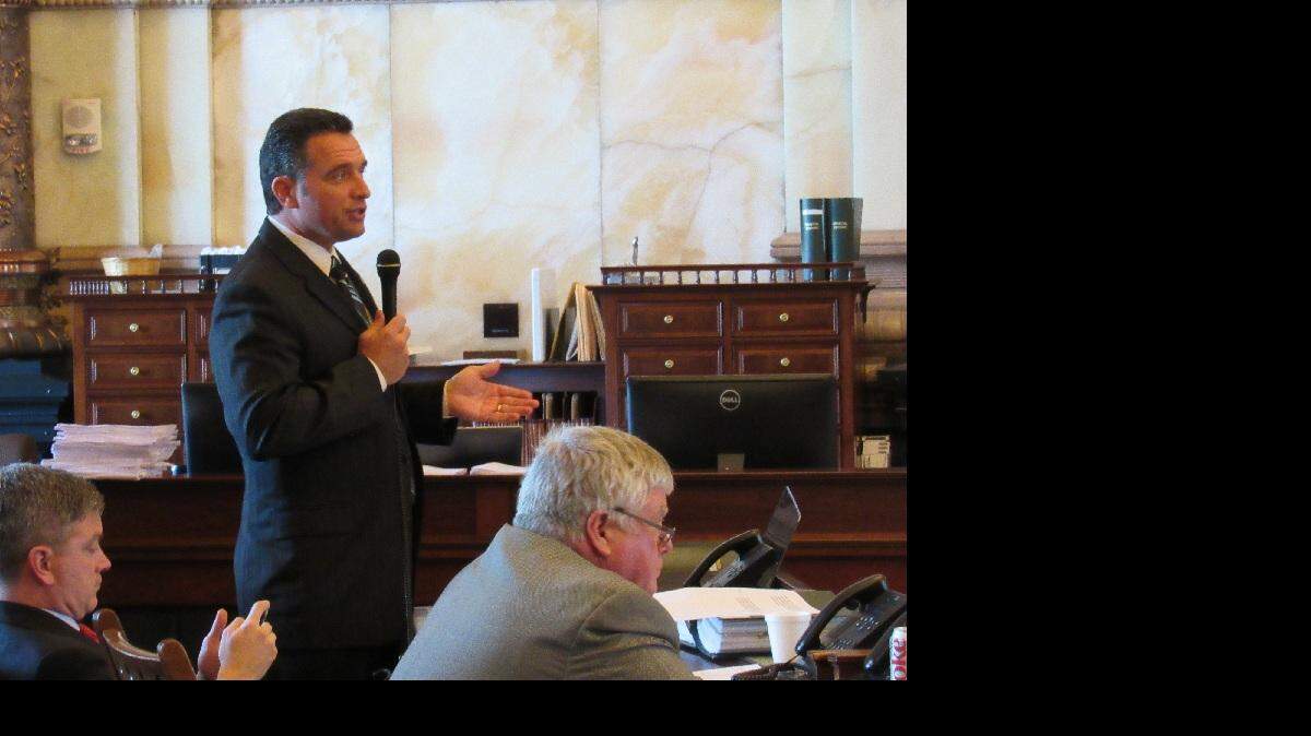 Sen. Ty Masterson, R-Andover, proposed Saturday the Senate go along with the House on a bill to avert furloughs. (June 6, 2015)