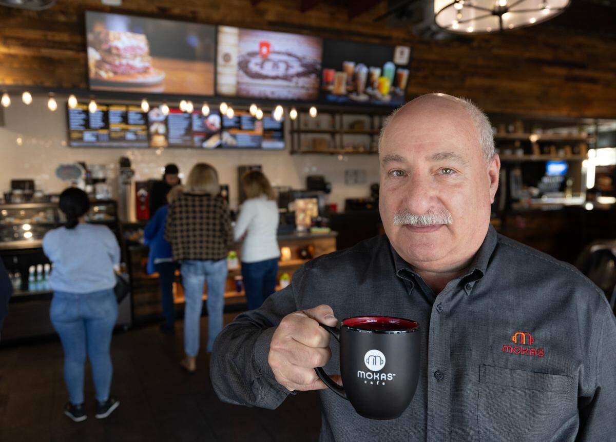 Scott Redler is the president of Mokas, a coffee shop that is looking to expand.